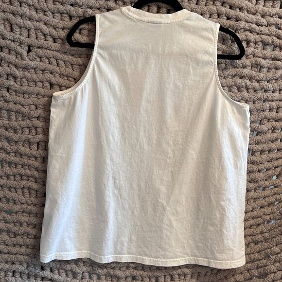 Far West White Sleeveless Graphic Tank Top Size XL - Picture 7 of 11